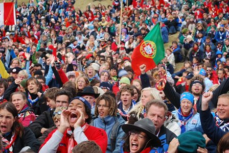 Closing ceremony at Roverway 2009